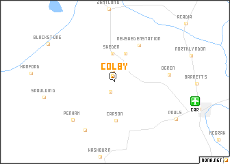 map of Colby