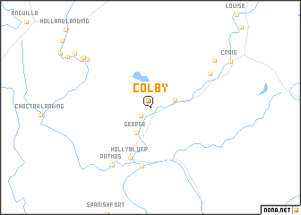 map of Colby