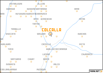 map of Colcallá