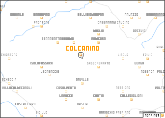 map of Colcanino