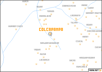 map of Colcapampa