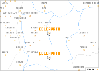 map of Colca Pata