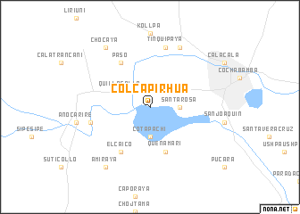 map of Colcapirhua