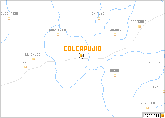 map of Colcapujio