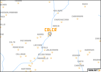 map of Colca