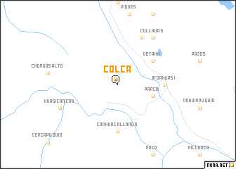 map of Colca