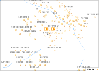 map of Colca