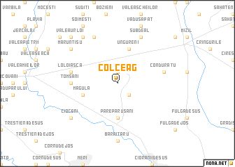 map of Colceag