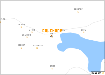 map of Colchane