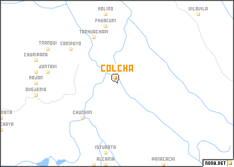 map of Colcha