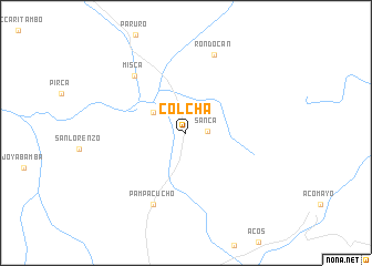 map of Colcha