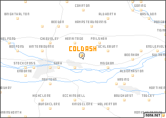 map of Cold Ash