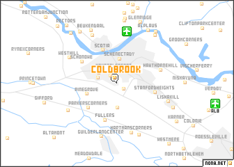 map of Coldbrook