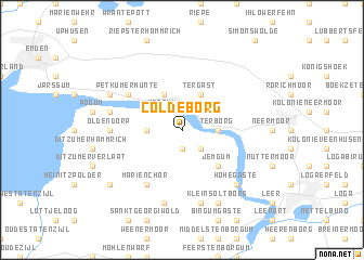 map of Coldeborg