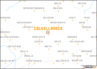 map of Coldellanoce