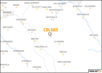 map of Colden