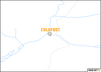 map of Coldfoot