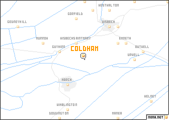 map of Coldham