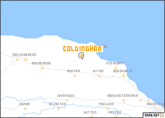 map of Coldingham