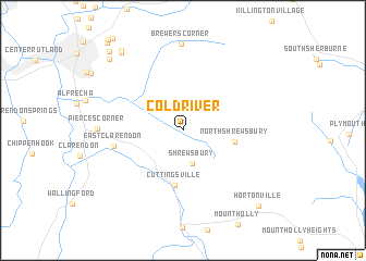 map of Cold River