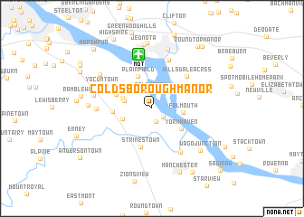 map of Coldsborough Manor