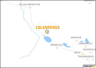 map of Cold Springs