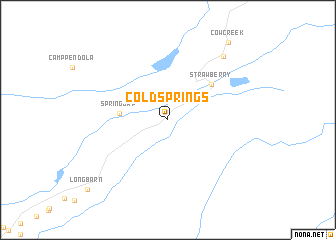 map of Cold Springs