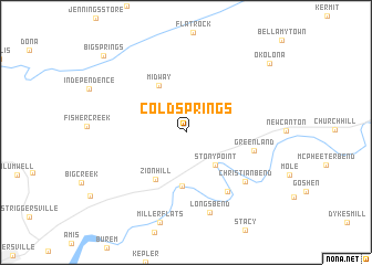 map of Cold Springs