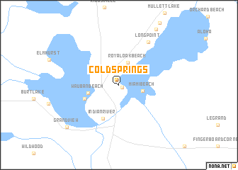 map of Cold Springs