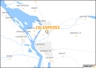 map of Cold Springs