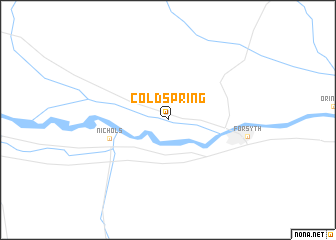 map of Cold Spring