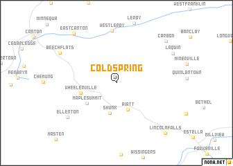 map of Cold Spring