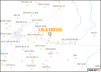 map of Cold Spring