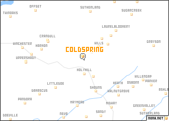 map of Cold Spring