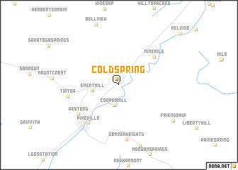 map of Cold Spring