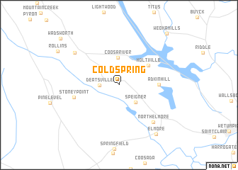 map of Cold Spring