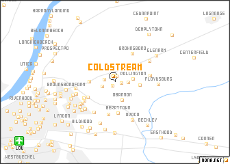 map of Coldstream