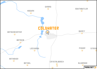 map of Coldwater