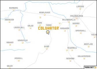 map of Coldwater