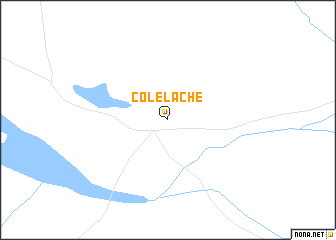 map of Colelache