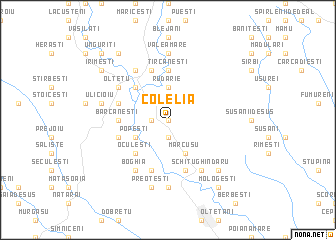 map of Colelia