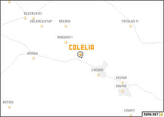 map of Colelia