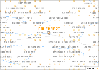 map of Colembert