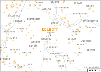 map of Coleota