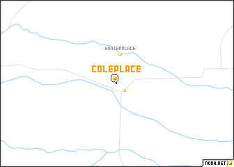 map of Cole Place