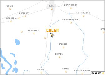 map of Coler