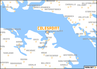 map of Coles Point