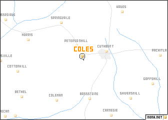 map of Coles