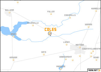 map of Coles