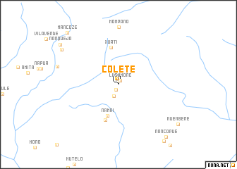 map of Colete